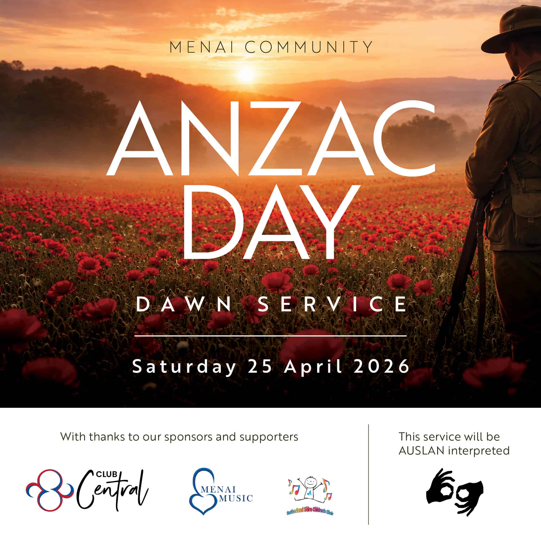 2281-Club Central - Anzac Day 2026 - 1080x1080 Social - D2